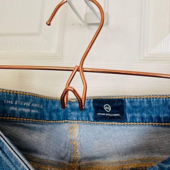 EUC AG Adriano Goldschmeid The Stevie Slim Straight Ankle Jeans 28R - Picture 5 of 7